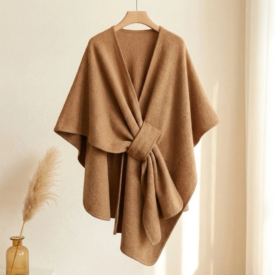 Lovelle Poncho – Featherlight Twill Cotton Poncho