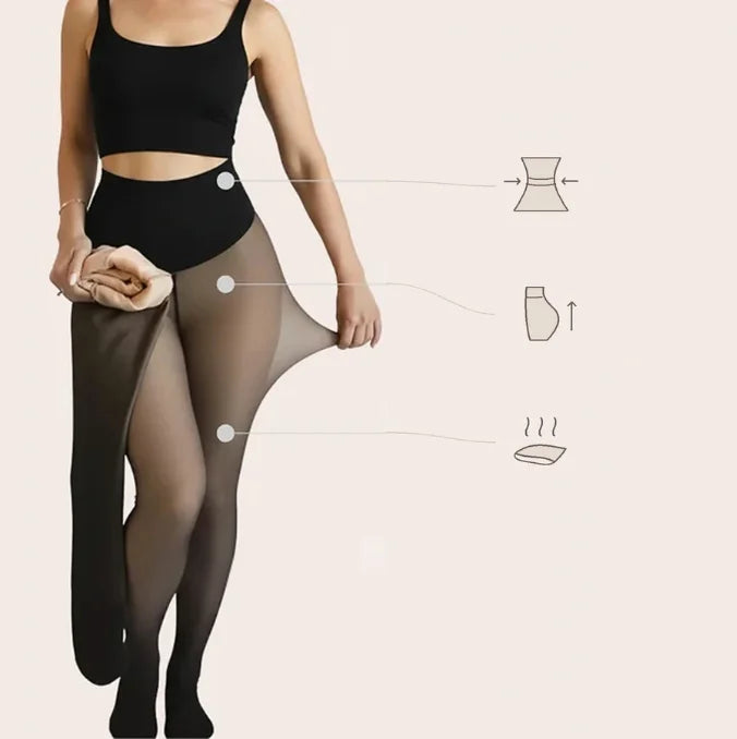 Lovelle Thermal – Thermal Tights with Tummy Control