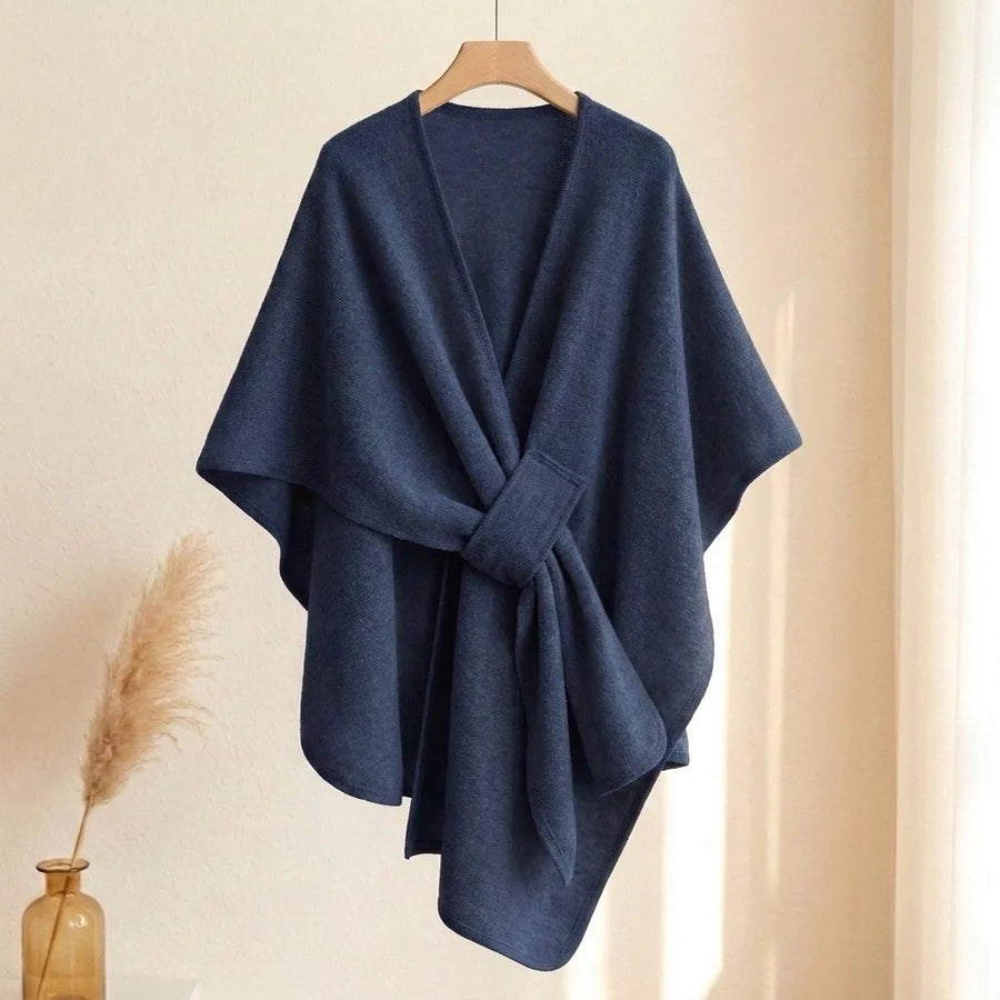 Lovelle Poncho – Featherlight Twill Cotton Poncho