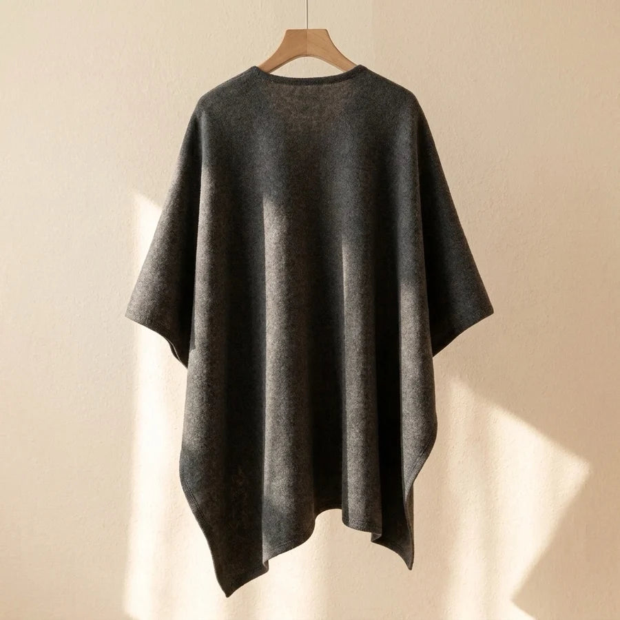 Lovelle Poncho – Featherlight Twill Cotton Poncho
