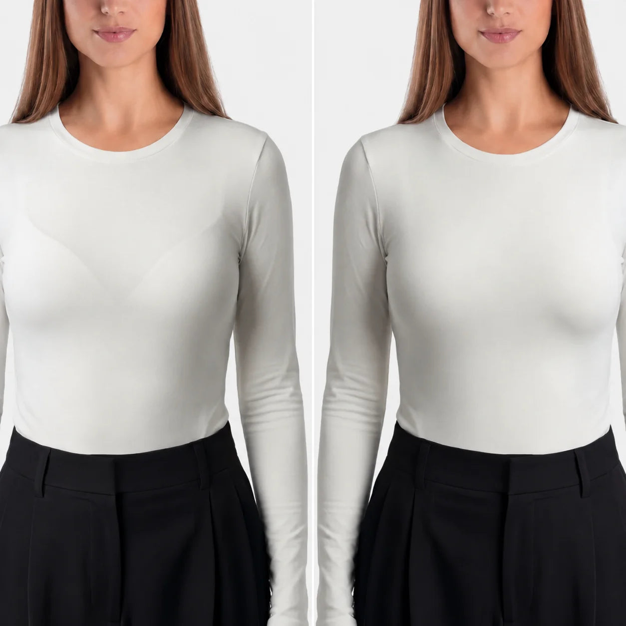 Invisible under your jumper or shirt